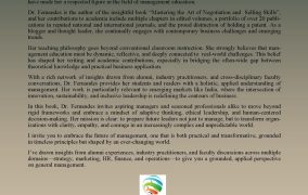 MBA to Management: Applying Classrooms Theories to Real Business Challenges